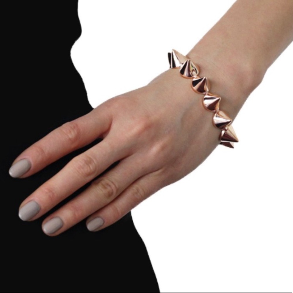 Eddie Borgo Rose Gold Cone Stud Bracelet